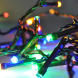 LED WIFI smart venkovní vánoční řetěz, 240 LED, 12m, přívod 5m, teplá bílá + vícebarevný