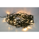 LED venkovní vánoční řetěz, 300 LED, 30m, přívod 5m, 8 funkcí, časovač, IP44, teplá bílá