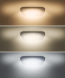 LED stropní světlo Plain, 3CCT, 24W, 1920lm, 3000K, 4000K, 6000K, čtvercové, 38cm
