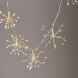 ACA DECOR LED dekorační stříbrná girlanda Starburst, 420 cm, teplá bílá barva, 230V