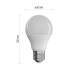 LED žárovka True Light 7,2W E27 teplá bílá 3ks
