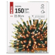LED vánoční řetěz – tradiční, 22,35 m, venkovní i vnitřní, vintage