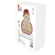 LED dekorace dřevěná – Santa, 30 cm, 2x AAA, vnitřní, teplá bílá, časovač