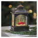 LED dekorace – vánoční lucerna s autíčkem, 21 cm, 3x AA, vnitřní, teplá bílá, časovač