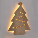 LED nástěnná dekorace vánoční stromek, 24x LED, 2x AA
