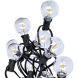 LED venkovní řetěz s žárovkami, 25 žárovek, 15m+5m, 19W, teplá bílá