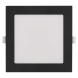 LED vestavné svítidlo NEXXO, čtvercové, černé, 12,5W, se změnou CCT