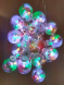 Vánoční osvětlení řetěz koule 3m 108LED vícebarevné