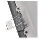 LED vestavné svítidlo NEXXO, čtvercové, stříbrné, 12,5W, se změnou CCT
