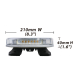 LED rampa 1132mm, modro-červená, 12-24V