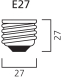 LED Filament žárovka čirá A60 8W/230V/E27/2700K/980Lm/360°