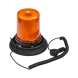 LED maják, 12-24V, 128x1,5W oranžový, magnet, ECE R65