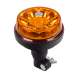 LED maják, 12-24V, 12x1W oranžový, montáž na držák, ECE R65