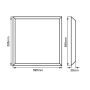 LED panel BLP6060 40W 60x60cm - Studená bílá