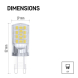 LED žárovka Classic JC 4W G9 neutrální bílá