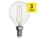 LED žárovka Filament Mini Globe 1,8W E14 teplá bílá