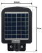Solární 5W pouliční lampa s pohybovým senzorem TR 380S