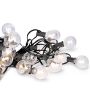 LED venkovní řetěz s žárovkami, 25 žárovek, 15m+5m, 20W, teplá bílá