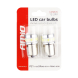 LED žárovka sada 12V/24V 10W BA15s čirá CANBUS