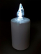 LED hřbitovní svíčka bílá transparentní LUX BC 192