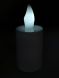 LED hřbitovní svíčka bílá mléčná LUX BC 193
