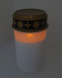 LED hřbitovní svíce s časovačem bílá HD-123F