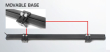 Gumové výstražné LED světlo vnější, oranžové, 12/24V, 740mm