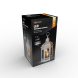  LED vánoční lucerna bílá, 33cm, 3x LED svíčka, 3x AAA