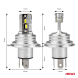 LED žárovky H4 1800 LM 2ks