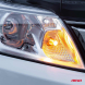 žárovka LED 12V-24V 21W BAU15s oranžová CANBUS 2ks