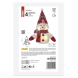 LED vánoční sněhulák svítící, 25 cm, 3x AA, vnitřní, teplá bílá