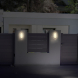 Solight LED venkovní osvětlení oválné, 20W, 1500lm, 4000K, IP54, 26cm, šedá barva