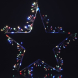 Vánoční osvětlení dekorace HVĚZDA LED
