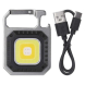 Nabíjecí mini LED svítilna – přívěšek, 750 lm, 10 ks, display box