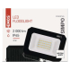 LED reflektor SIMPO 20 W, černý, neutrální bílá