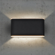 LED venkovní nástěnné osvětlení Modena, 12W, 800lm, 3CCT, černá