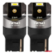 LED žárovka sada 12V/24V P21W čirá CANBUS (7440)