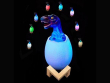 Dinosauří vejce noční světlo RGB LED