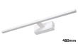 LED nástěnné svítidlo Albina 8W | 450lm | 4000K | IP23 | 46cm | matná bílá