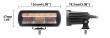 LED světlo zadní sdružené + oranžové vystražné světlo, ECE R65