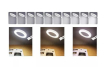 Stolní lupa, 32 LED, USB, bílá, Izoxis 23894