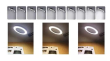 Stolní lupa, 32 LED, USB, černá, Izoxis 23893