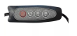 Stolní lupa, 32 LED, USB, černá, Izoxis 23893