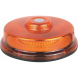 maják LED magnetický 12V-24V oranžový 48 LED