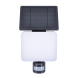 Solight LED solární osvětlení se senzorem, 11W, 1200lm, 3 CCT, Li-Ion, černá