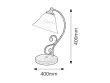 DOROTHEA stolní lampa max. 1x40W | E14 | IP20 - matná černá