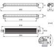 Světlomet dálk. LED 12-24V OSRAM FX500-SP SM GEN