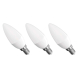 LED žárovka Classic svíčka / E14 / 4,2 W (40 W) / 470 lm / teplá bílá set 3ks