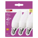 LED žárovka Classic svíčka / E14 / 4,2 W (40 W) / 470 lm / teplá bílá set 3ks