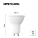 LED žárovka Classic MR16 / GU10 / 3 W (32 W) / 345 lm / teplá bílá set 3ks